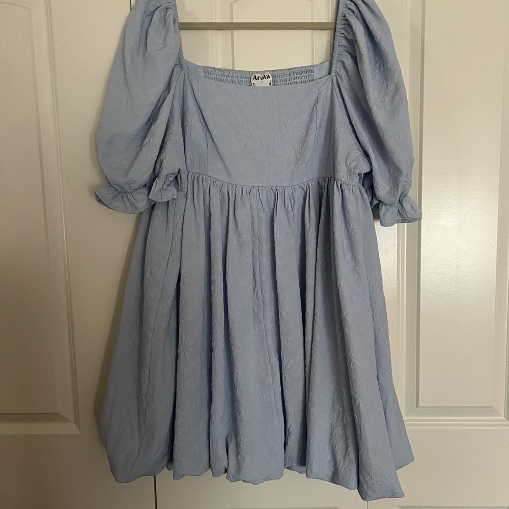 Arula Light Blue Dress 3X